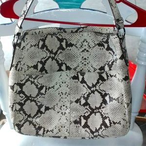 Beautiful Snake skin  shoulder bag